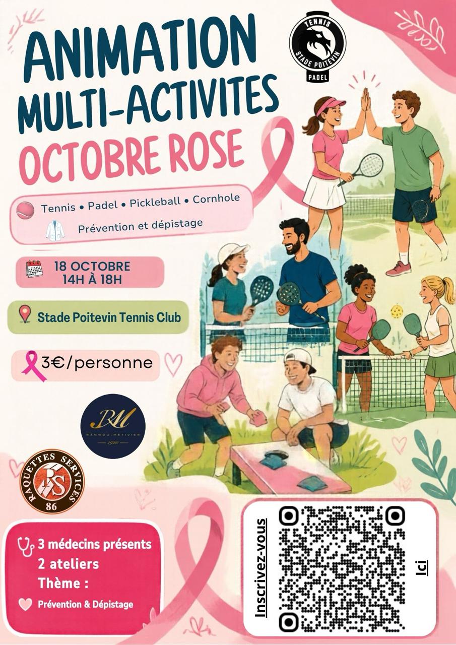 Animation Multi-activités - Octobre Rose 2026